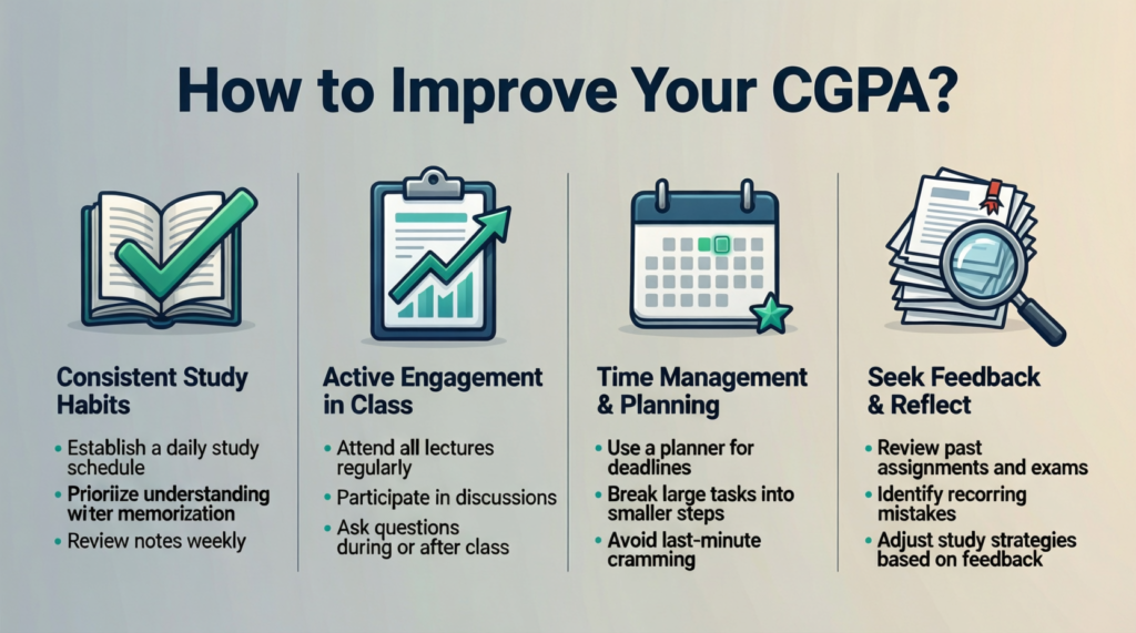 How to Improve Your CGPA, steps mentioned